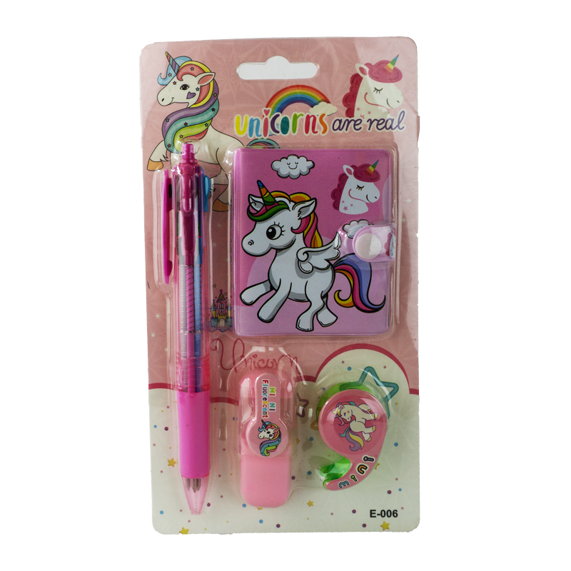 Unicorn Dairy Set Pink